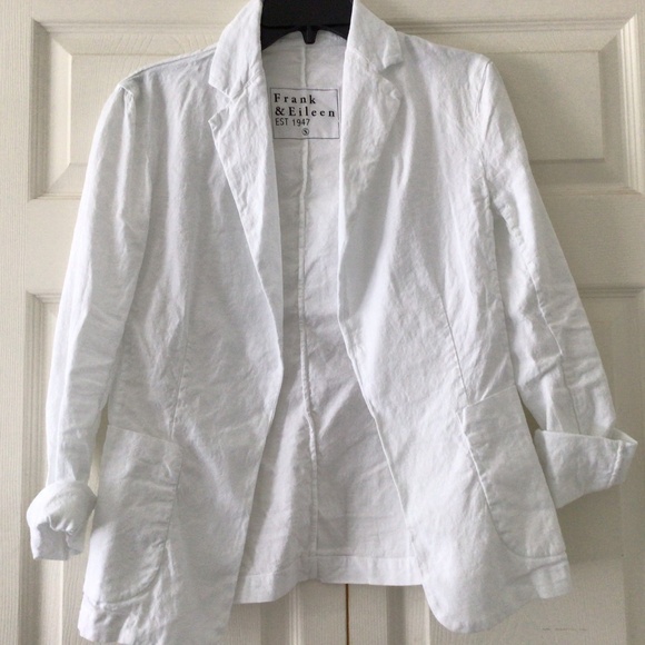FRAKI & EILEEN Jacket size S color white - Picture 1 of 16
